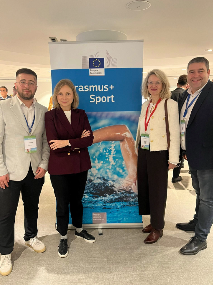 Screenshot-2026-01-20-112851 Prezes KS Beniaminek 03 Marcin Kaszubowski oraz Furkan Karakus uczestniczyli w Erasmus+ Sport Info Day w Brukseli.